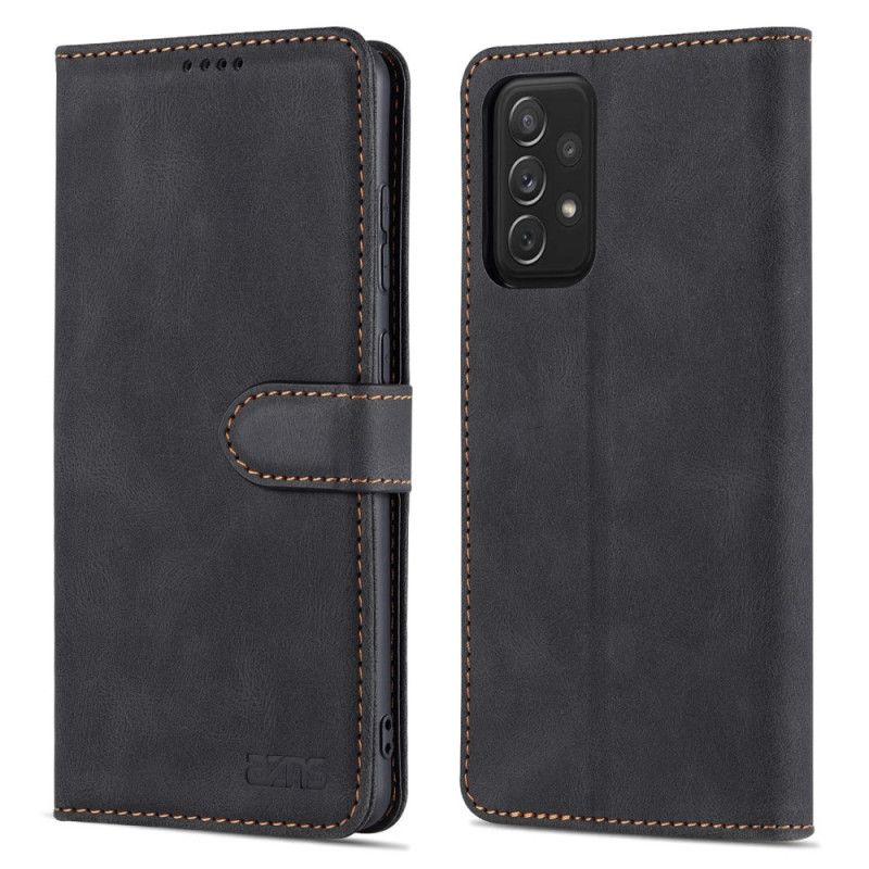 Folio Deksel Til Samsung Galaxy A72 4G / 5G Azns Skinneffekt