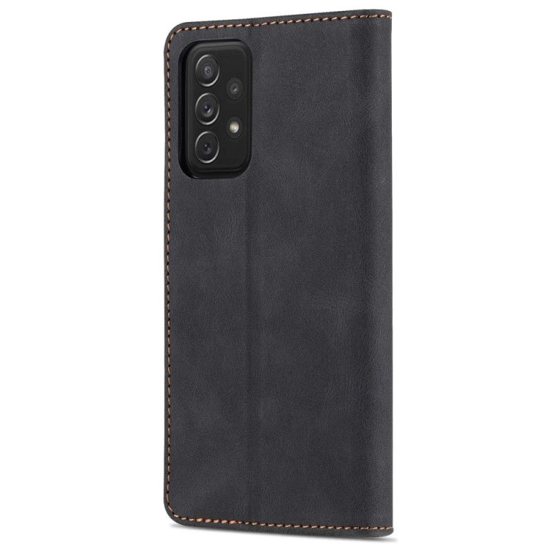 Folio Deksel Til Samsung Galaxy A72 4G / 5G Azns Skinneffekt