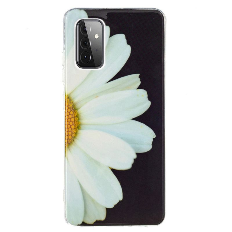 Mobildeksel Til Samsung Galaxy A72 4G / 5G Fluorescerende Blomsterserie