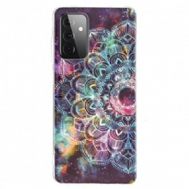 Mobildeksel Til Samsung Galaxy A72 4G / 5G Fluorescerende Fargerik Mandala