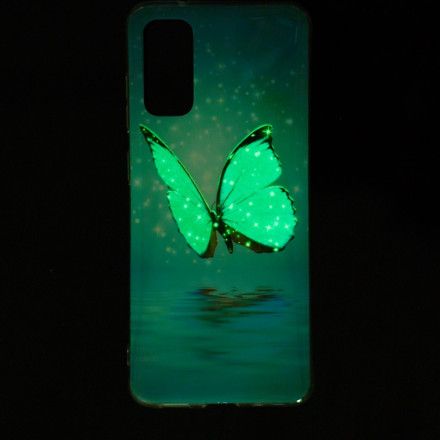 Mobildeksel Til Samsung Galaxy A72 4G / 5G Fluorescerende Sommerfuglserie