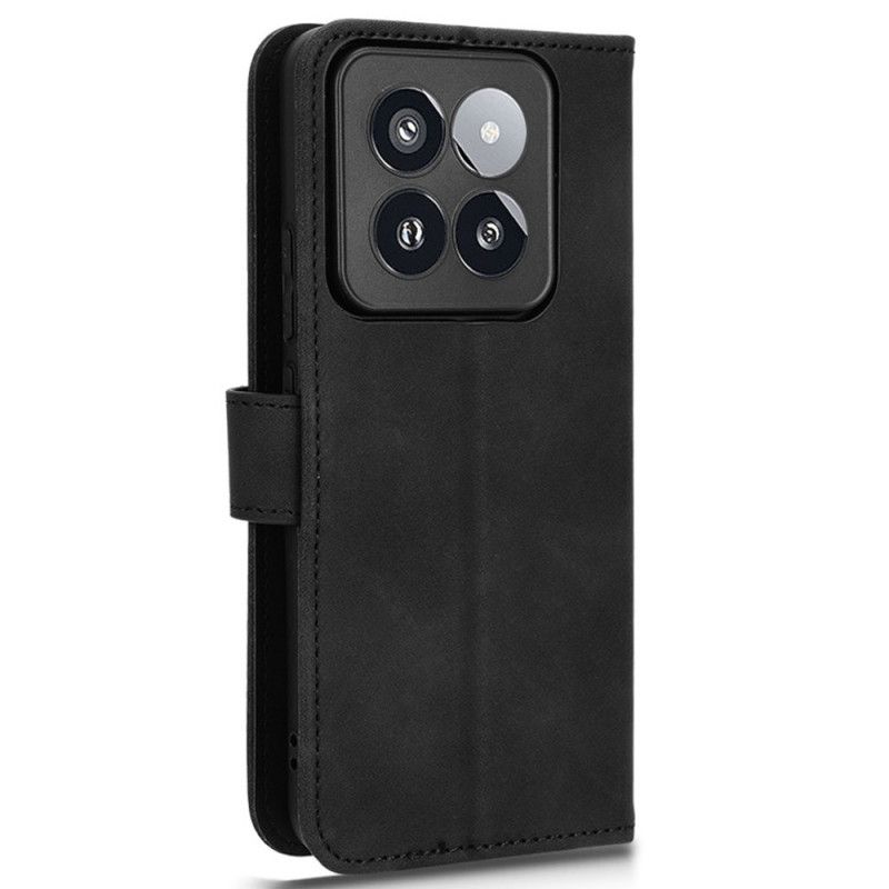 Folio Deksel Til Xiaomi 14 Pro Semsket Skinneffekt