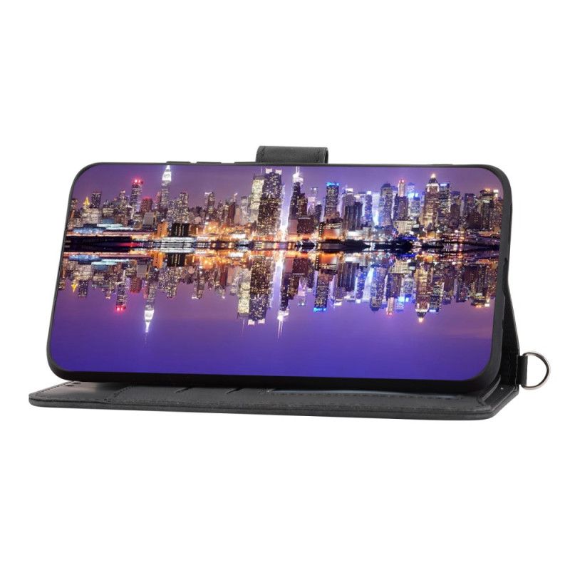 Folio Deksel Xiaomi 14 Pro Blonde Med Stropp Og Skulderstropp