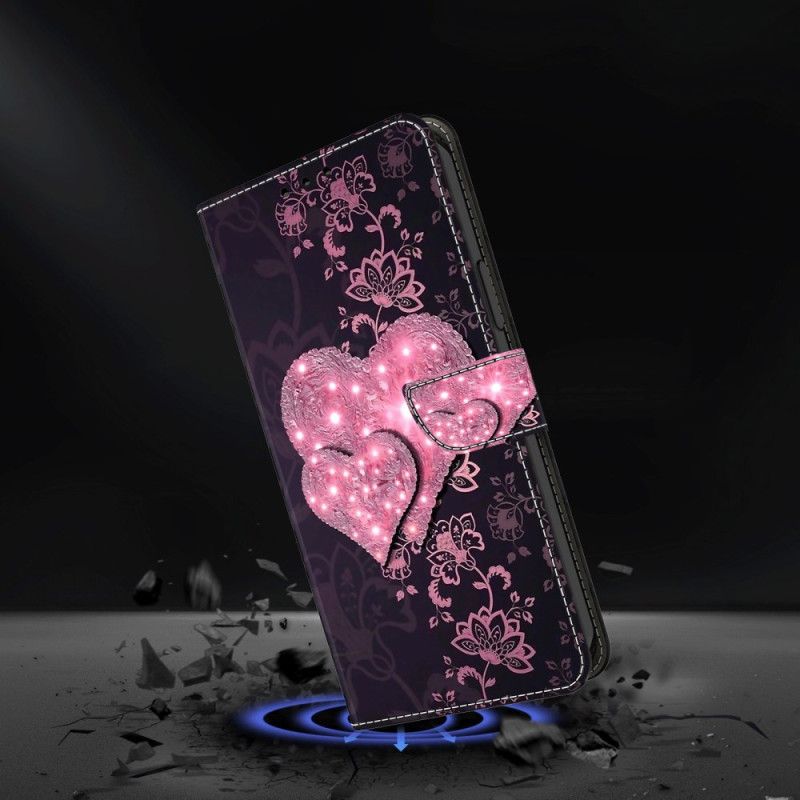 Folio Deksel Xiaomi 14 Pro Blondehjerter Beskyttelse Deksel