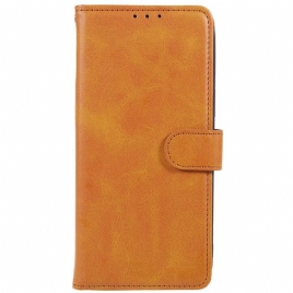 Folio Deksel Xiaomi 14 Pro Skinneffekt Med Stropp