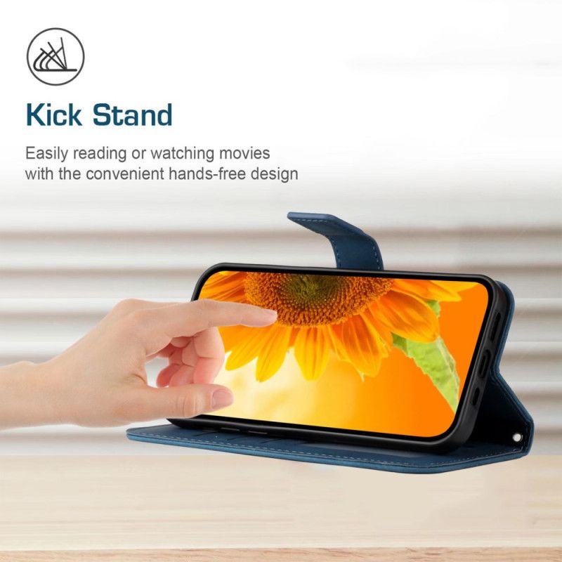 Folio Deksel Xiaomi 14 Pro Solsikketrykk Med Skulderstropp