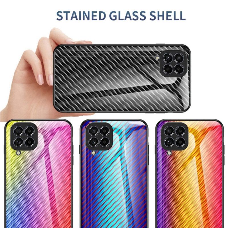 Deksel Til Samsung Galaxy M53 5G Karbonfiberherdet Glass