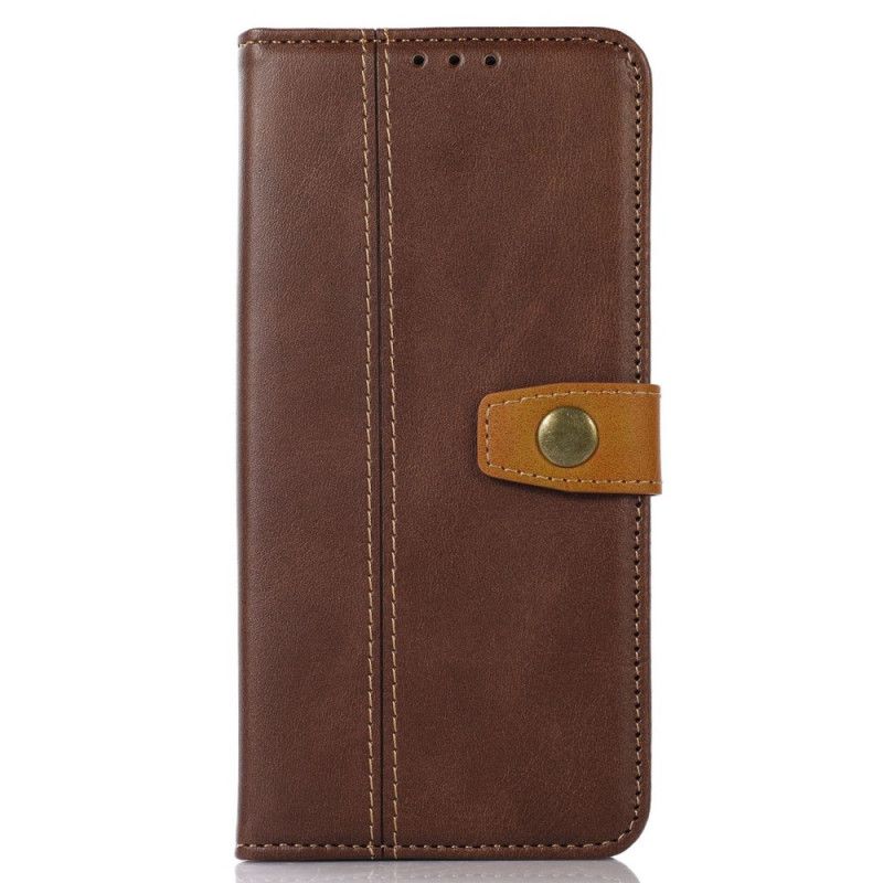 Folio Deksel Til Samsung Galaxy M53 5G Vintage Stropp