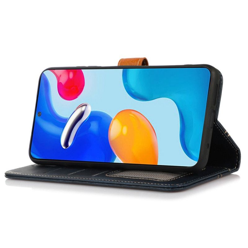 Folio Deksel Til Samsung Galaxy M53 5G Vintage Stropp