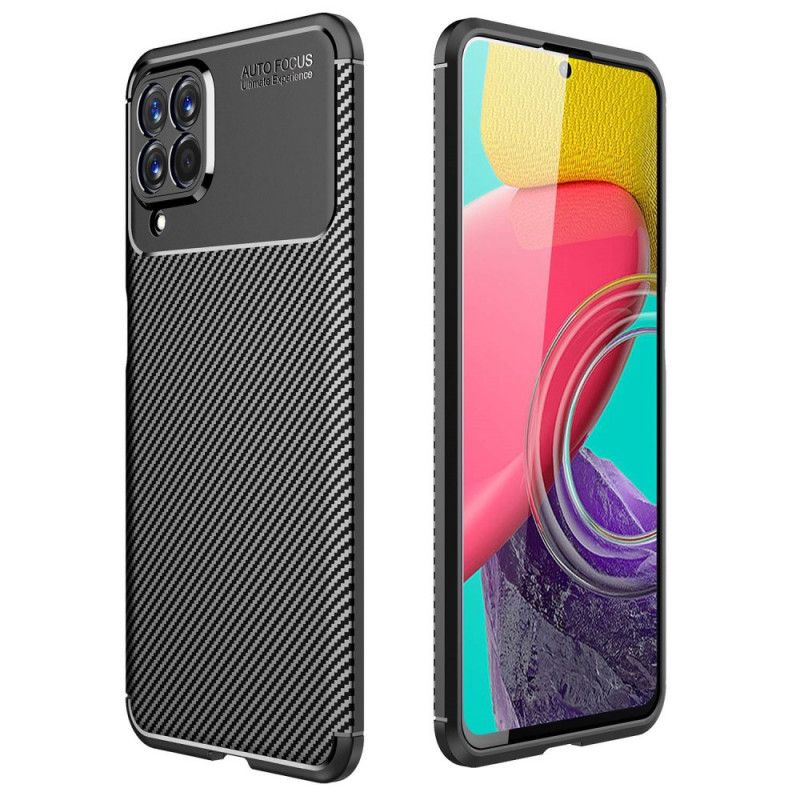 Mobildeksel Til Samsung Galaxy M53 5G Fleksibel Karbonfiber
