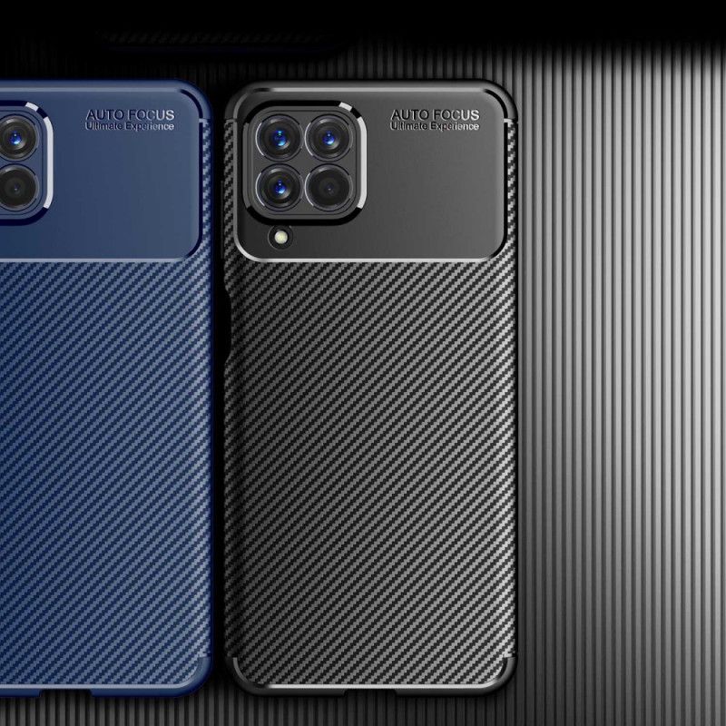 Mobildeksel Til Samsung Galaxy M53 5G Fleksibel Karbonfiber
