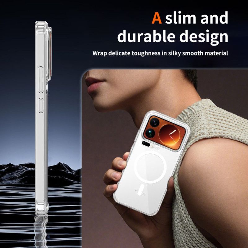 Deksel Til Xiaomi 17 Pro Max Hybrid Gjennomsiktig Magnetisk