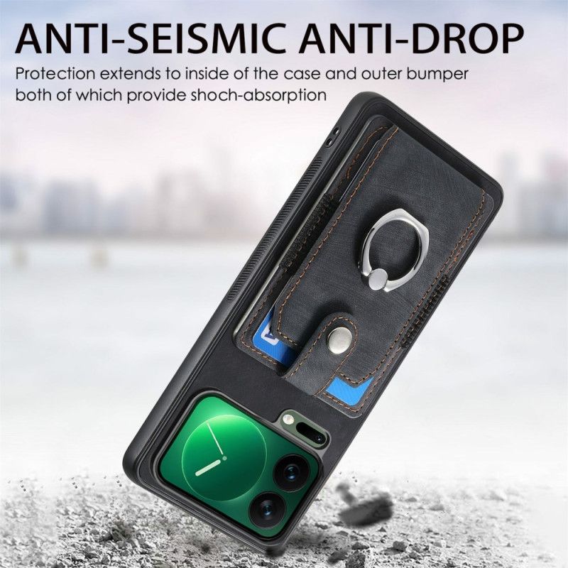 Deksel Til Xiaomi 17 Pro Max Kortholder Og Ringholder