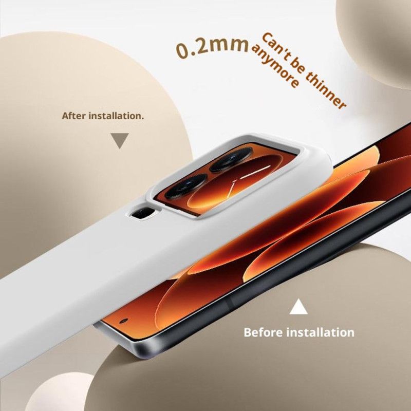 Deksel Xiaomi 17 Pro Max Flytende Silikon Beskyttelse Deksel