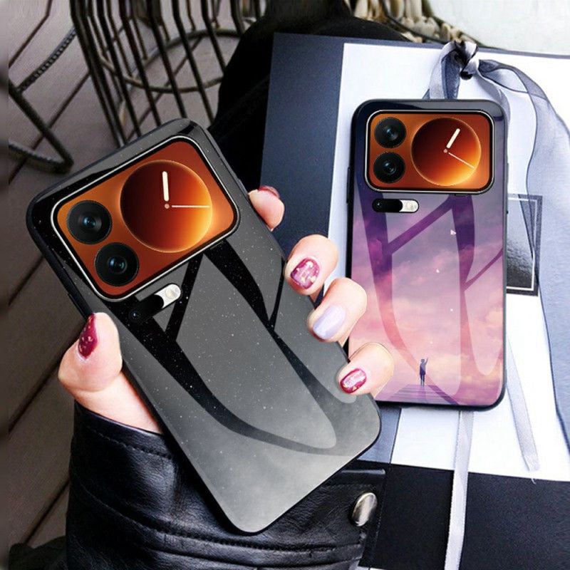 Deksel Xiaomi 17 Pro Max Himmelblått Herdet Glass