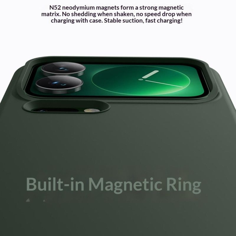 Deksel Xiaomi 17 Pro Max Magnetisk Flytende Silikon Beskyttelse Deksel