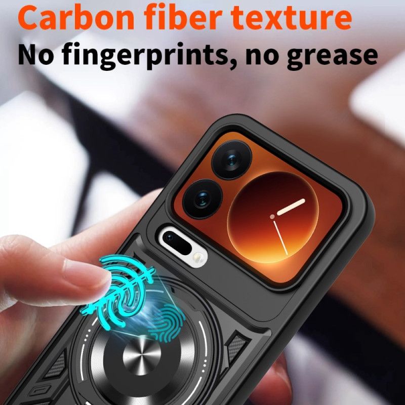 Deksel Xiaomi 17 Pro Max Magnetisk Med Roterende Stativ