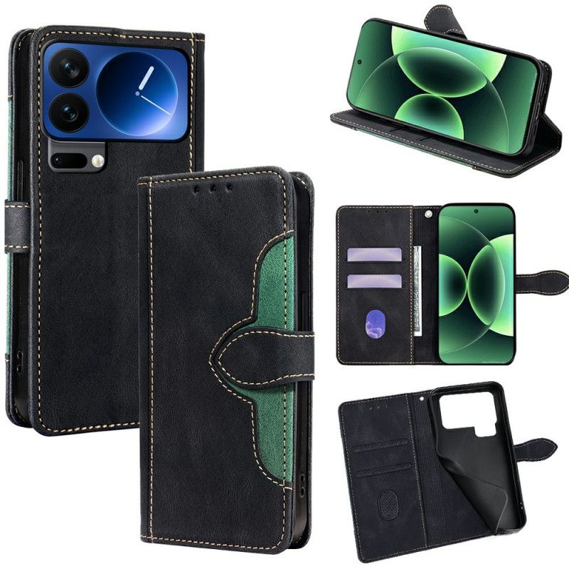 Folio Deksel Til Xiaomi 17 Pro Max Blomsterdesign