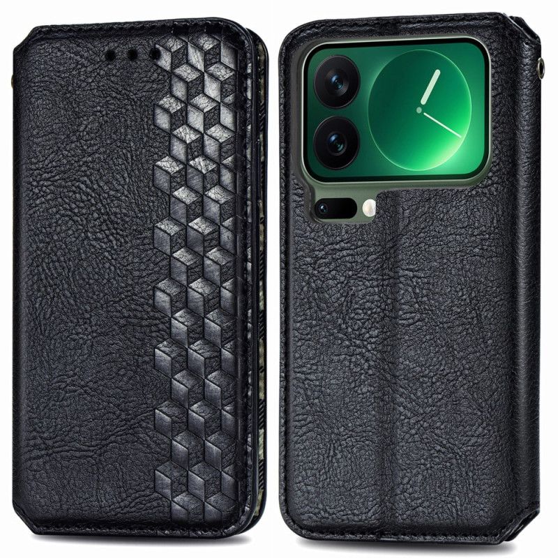 Folio Deksel Til Xiaomi 17 Pro Max Diamantmønster