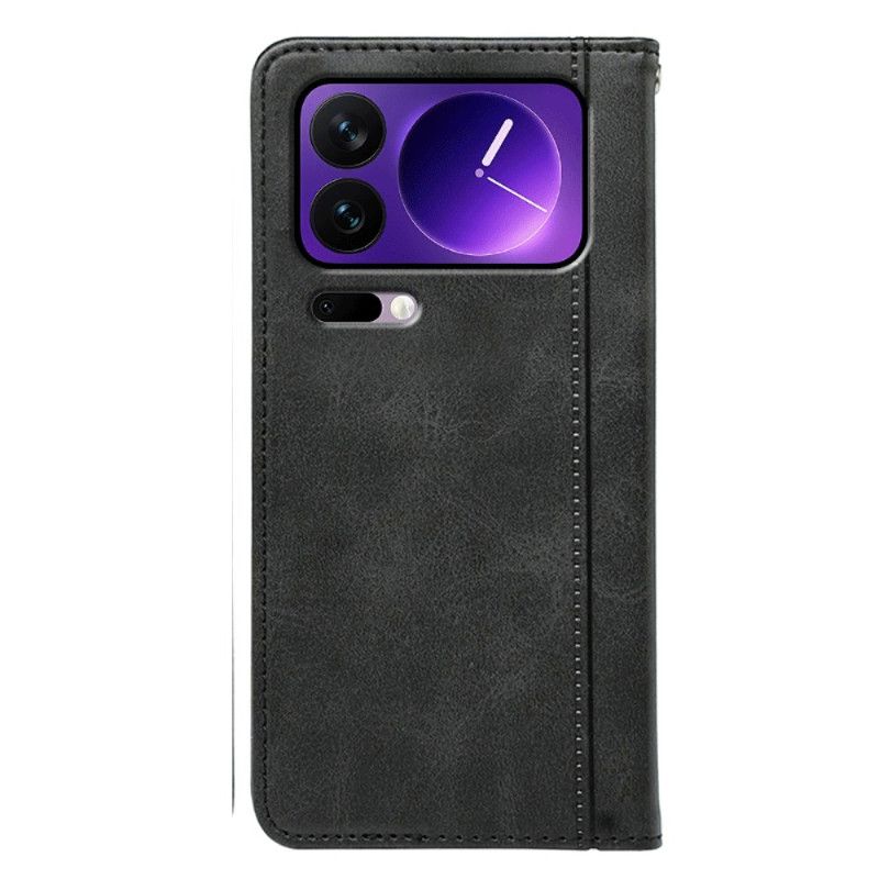 Folio Deksel Til Xiaomi 17 Pro Max Kantbånd