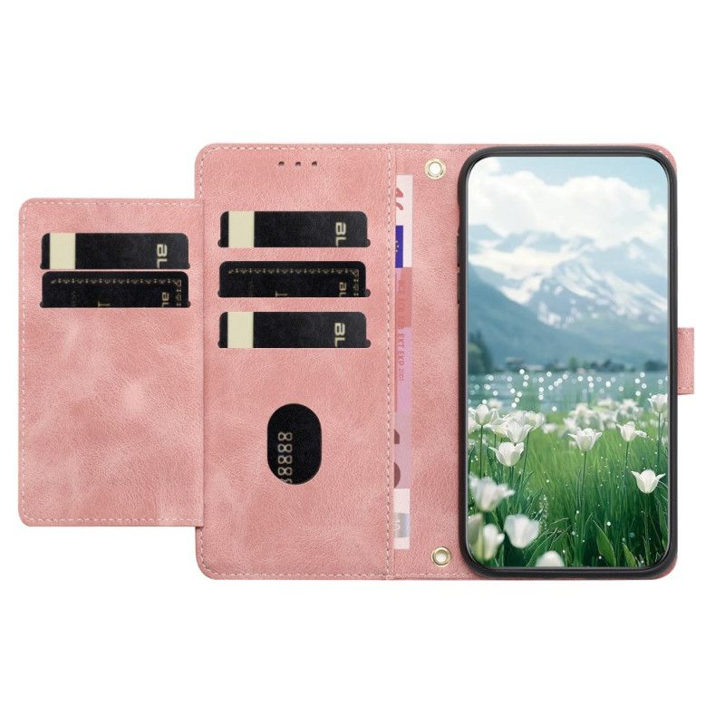 Folio Deksel Xiaomi 17 Pro Max 5 Kortspor Og Snor