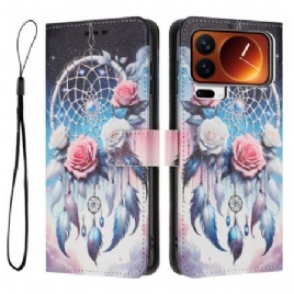 Folio Deksel Xiaomi 17 Pro Max Drømmefanger Og Roser