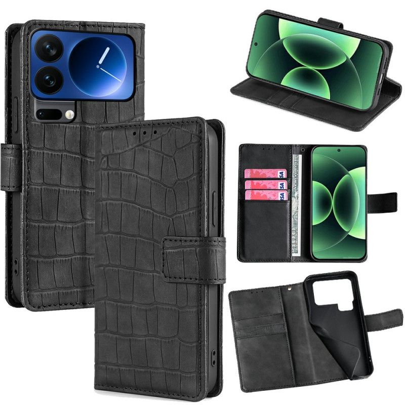 Folio Deksel Xiaomi 17 Pro Max Krokodilletekstur Beskyttelse Deksel