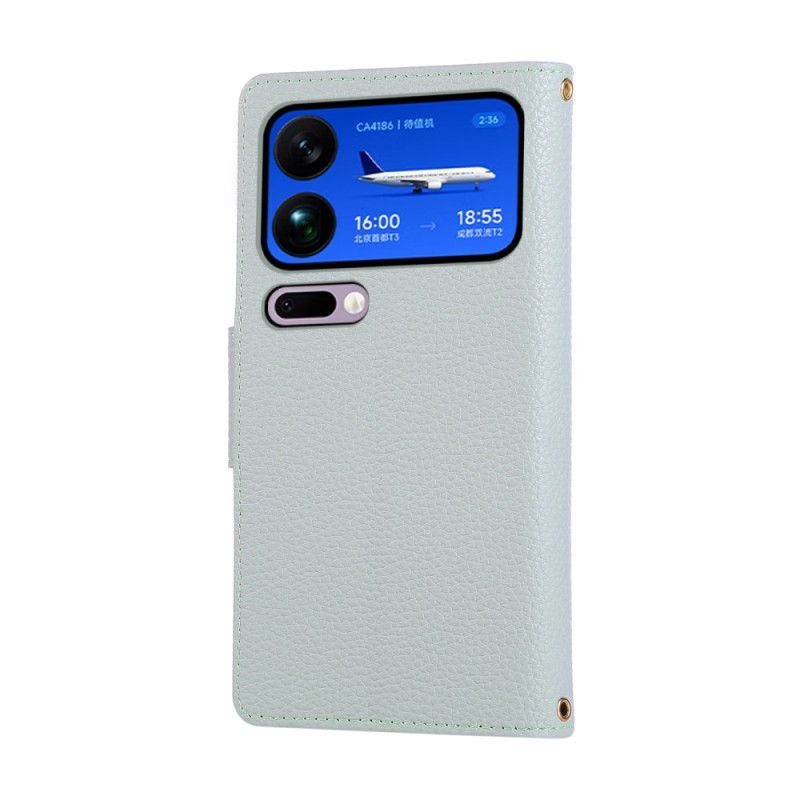 Folio Deksel Xiaomi 17 Pro Max Vintage Glidelåslommebok Beskyttelse Deksel