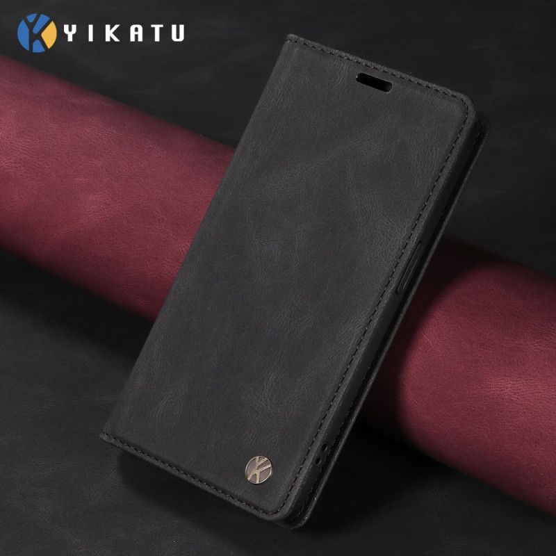 Folio Deksel Xiaomi 17 Pro Max Yikatu Semsket Skinneffekt