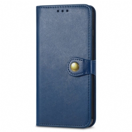 Lærdeksel Folio Deksel Xiaomi 17 Pro Max Gulllås