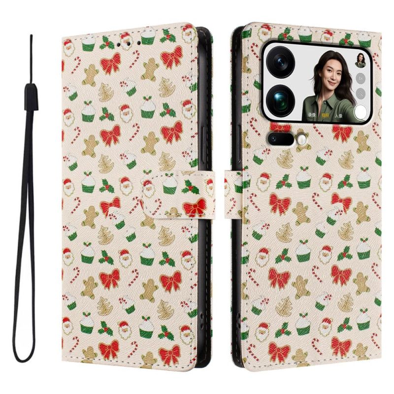 Lærdeksel Folio Deksel Xiaomi 17 Pro Max Jul