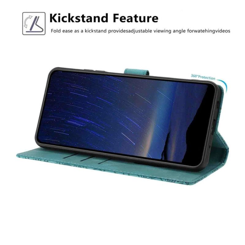 Lærdeksel Folio Deksel Xiaomi 17 Pro Max Kirsebærblomst