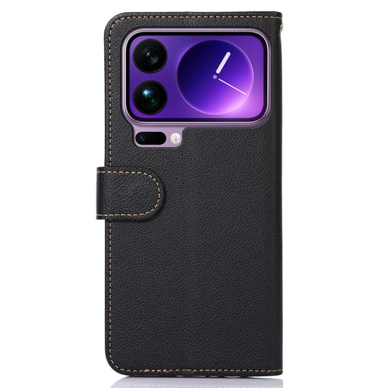 Lærdeksel Folio Deksel Xiaomi 17 Pro Max Mobildeksel Khazneh Tofarget