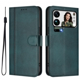 Lærdeksel Folio Deksel Xiaomi 17 Pro Max Mobildeksel Retro