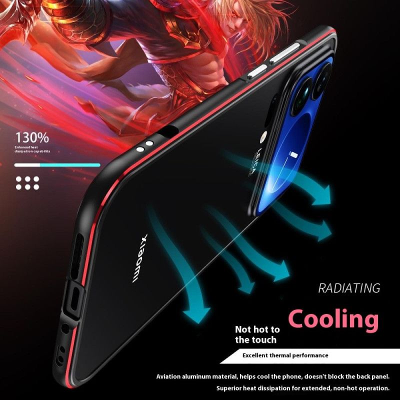 Xiaomi 17 Pro Max Linsebeskyttelse Støtfanger Og Metallramme