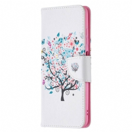 Folio Deksel Til Poco X3 / X3 Pro / X3 NFC Blomstret Tre