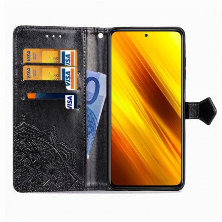 Folio Deksel Til Poco X3 / X3 Pro / X3 NFC Middelaldermandala