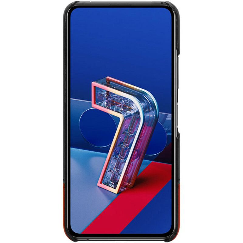 Deksel Til Asus Zenfone 8 Flip Folio Deksel Imak Ruiyi-serien Skinneffekt