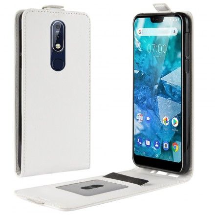 Folio Deksel Til Nokia 7.1 Lærdeksel Retro Folding