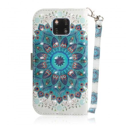 Lærdeksel Til Huawei Mate 20 Pro Med Kjede Masterful Strap Manda