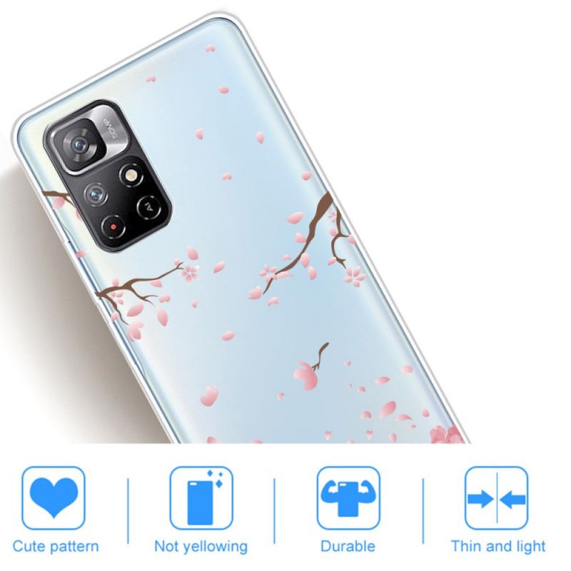 Deksel Til Xiaomi Redmi Note 11 Pro Plus 5G Blomsteregn
