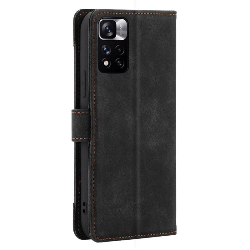 Folio Deksel Til Xiaomi Redmi Note 11 Pro Plus 5G Med Case Craft-stropp