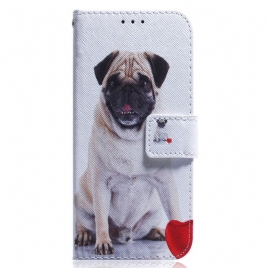 Folio Deksel Til Poco F4 Pug Dog