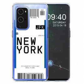 Deksel Til OnePlus 9 Pro Boardingskort Til New York
