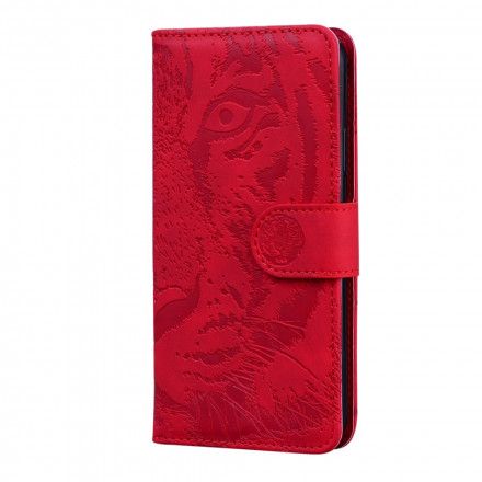 Lærdeksel Til OnePlus 9 Pro Tiger Ansiktsutskrift