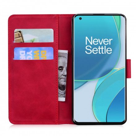 Lærdeksel Til OnePlus 9 Pro Tiger Ansiktsutskrift