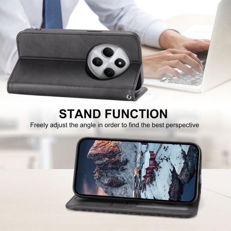 Folio Deksel Lær Poco C75 Mobildeksel Diamantdesign