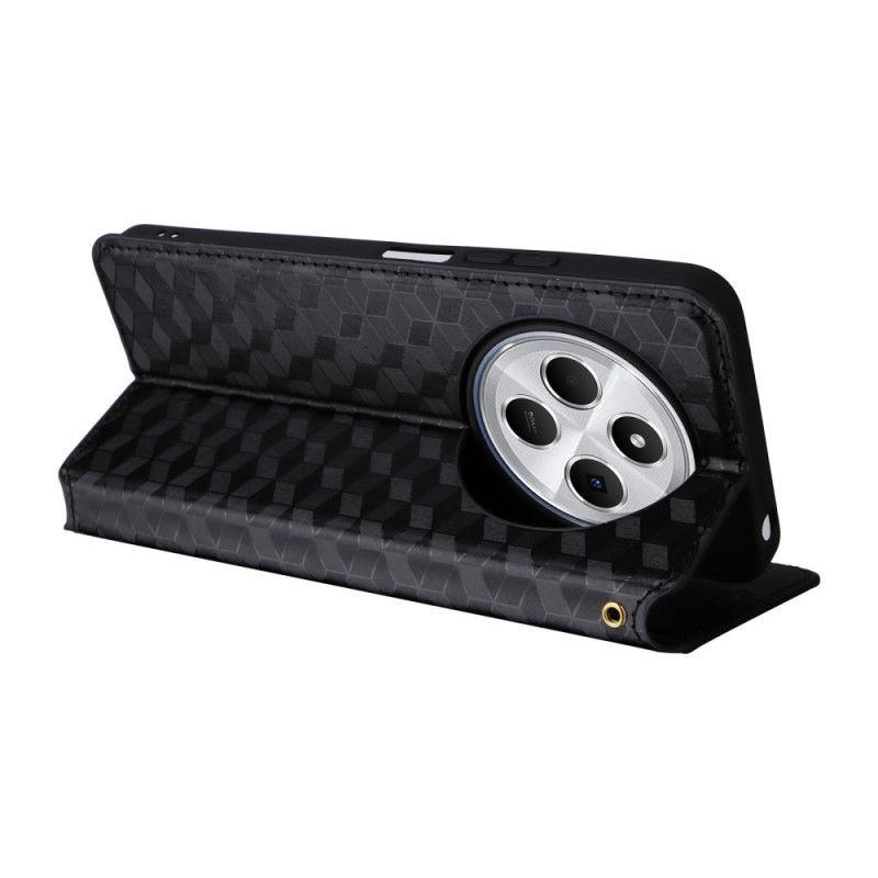 Folio Deksel Poco C75 Diamantmønster