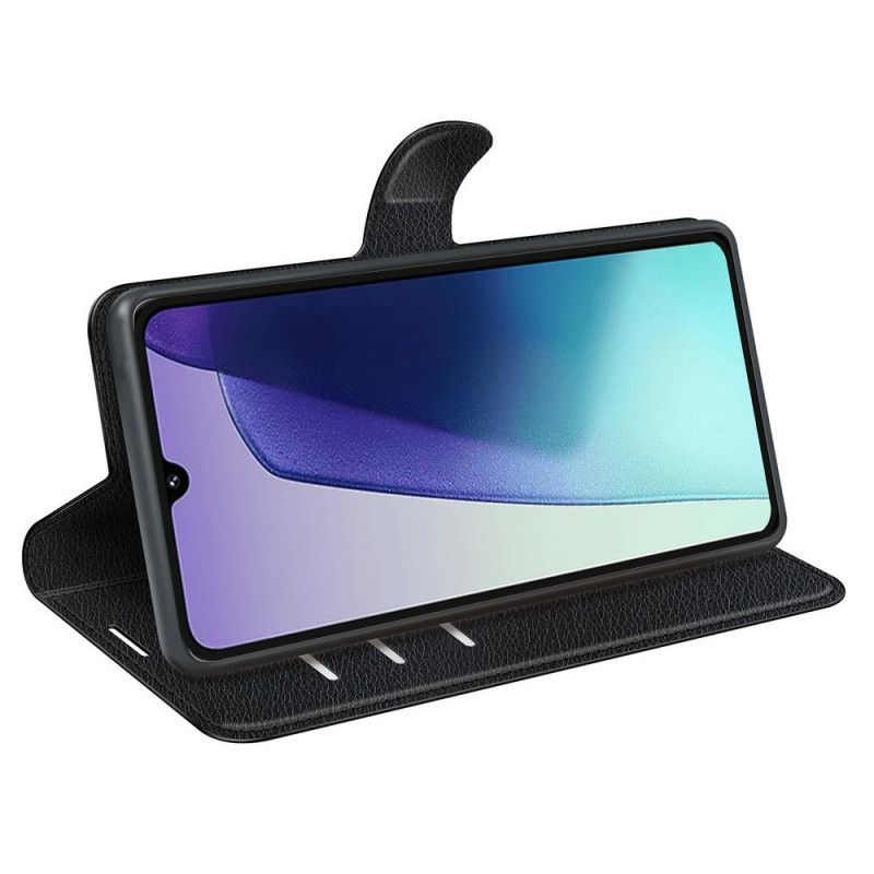 Folio Deksel Poco C75 Litchi-kunstskinn