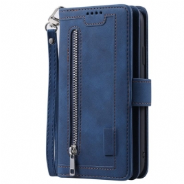 Folio Deksel Poco C75 Multifunksjonell Med Stropp